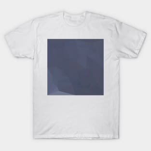 Sky Blue Abstract Low Polygon Background T-Shirt